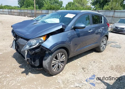 2016 Kia Sportage Ex из США, поврежденный, VIN KNDPCCAC9G7816304